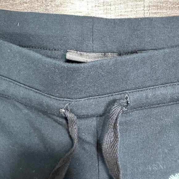 New The Limited Y2K Low Rise Black Cropped Sweatpants Size Large Vintage - Picture 7 of 11